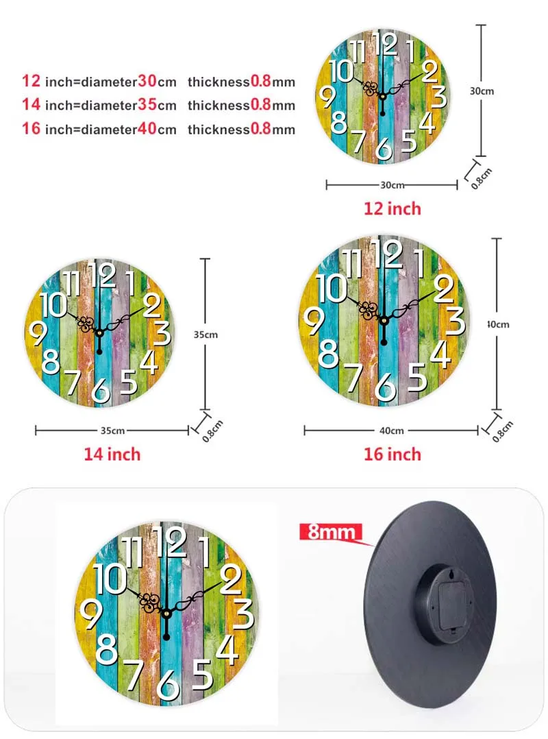 Большой 3D круглый ретро настенные часы Nixie большой Скандинавский современный дизайнер oclock кухня бесшумные настенные часы детские часы для детской комнаты