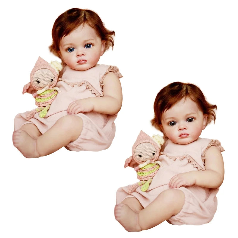 23inch Sleeping Doll Action Figure Interactive Toy Realistic Vinyl