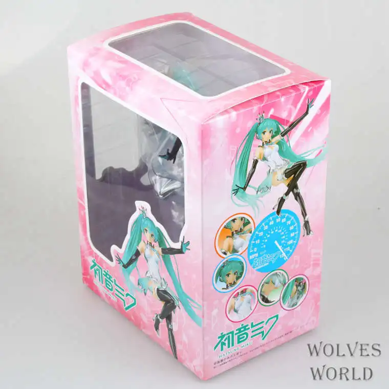 Wolf аниме Hatsune гоночный автомобиль Hatsune должен помочь Hatsune издание гаражный комплект