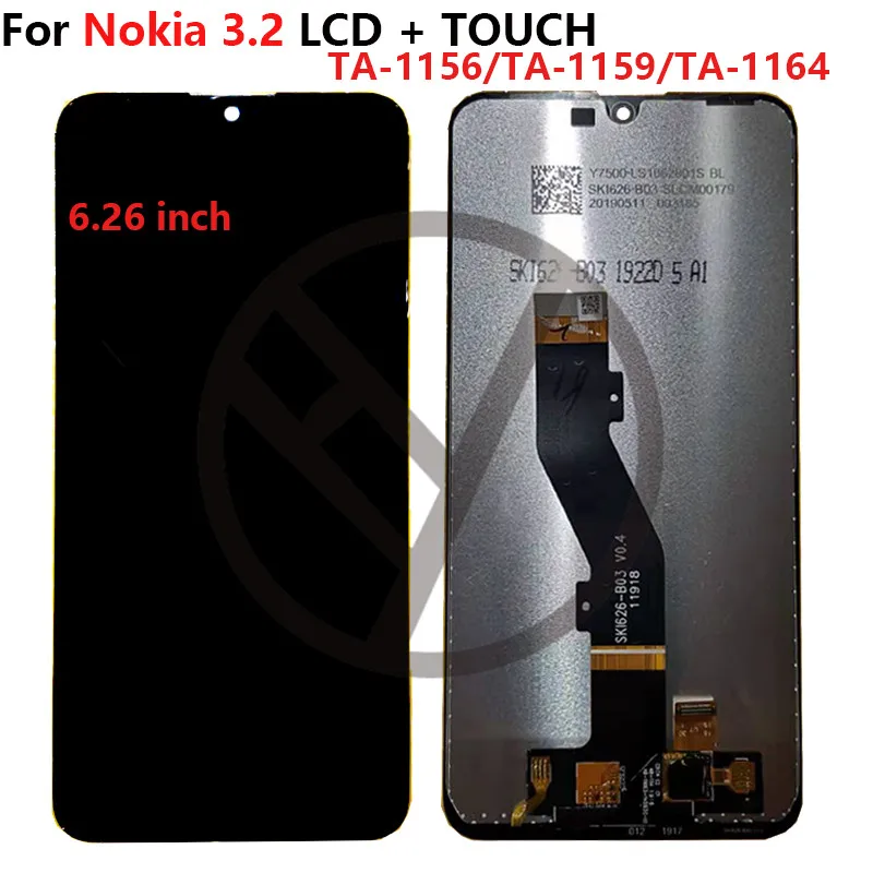 Для Nokia 3,2 lcd TA-1156 1159 1164 дисплей сенсорный экран дигитайзер сборка Замена для Nokia 4,2 lcd TA-1184, 1133,1149