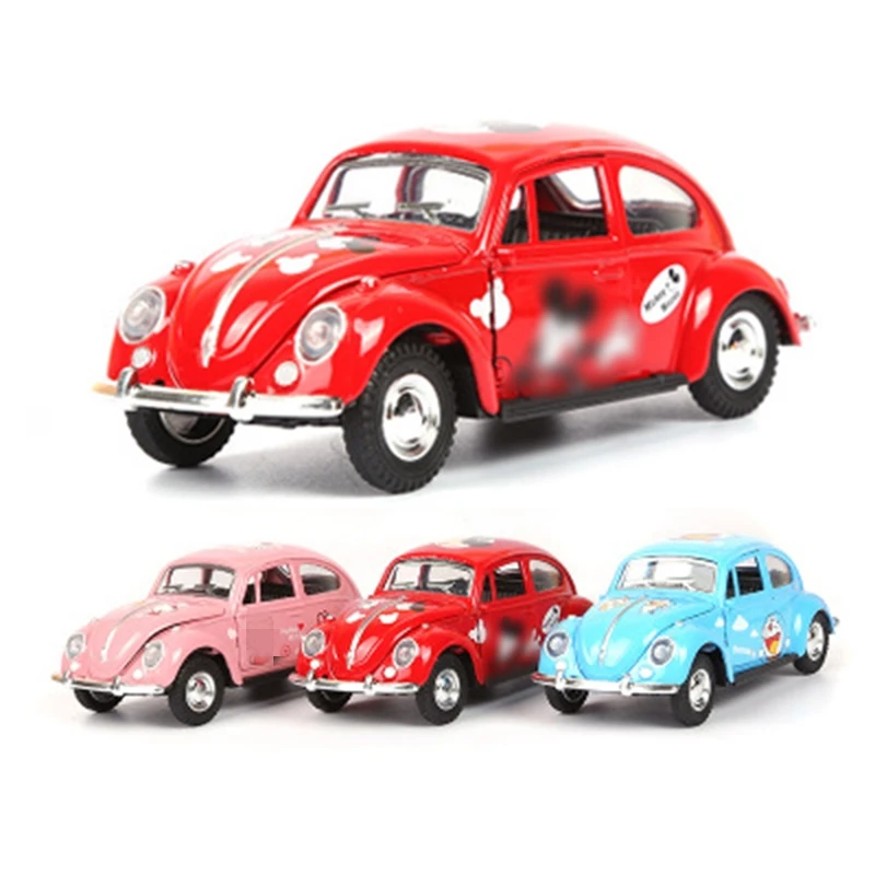 Toy Vehicles Model-Cars Diecasts Collection Pull-Back-Model Beatle Birthday-Gifts Christmas