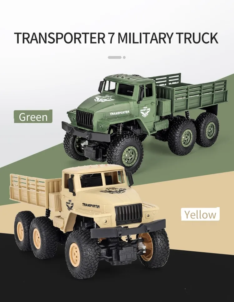Военный грузовик с дистанционным управлением 1:18 RC грузовик 4wd внедорожные высокоскоростные грузовики RC внедорожные автомобильные электрические игрушки для детей Подарки для мальчиков