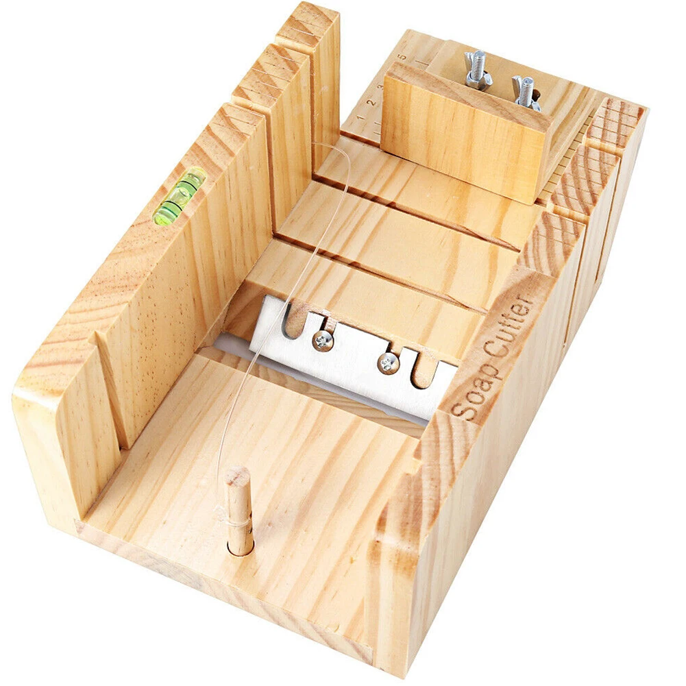 

Accurate Wooden Home DIY Box Magnetic Suction Soap Cutter With Scale Wire Cutting Anti Slip Balancing Apparatus Adjustable Tools