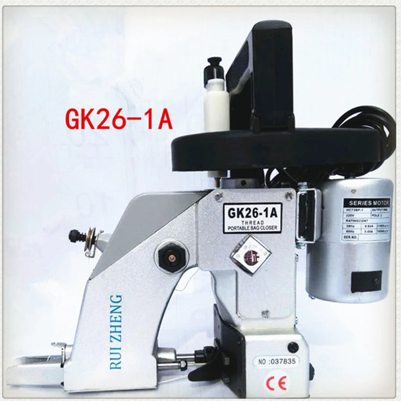 CE GK26-1A Portable Electric Sewing Machine For Woven Bag Stitching Packing 220V