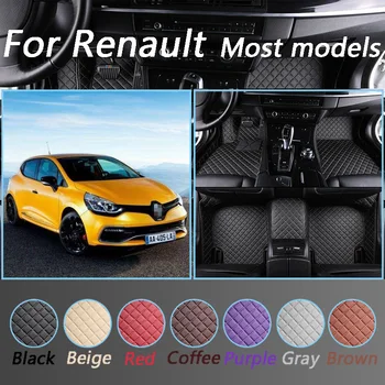 

Car Floor Mats For Renault Kadjar Fluence Laguna Koleos Custom Made Luxurious Floor Mats