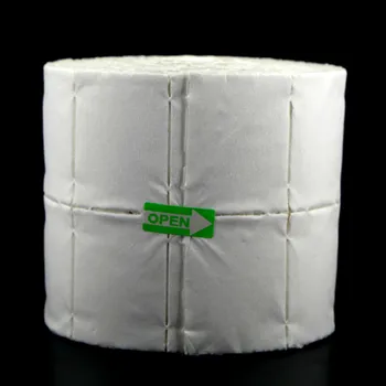 

500/Roll White Nail Polish Gel Remover Wipes Nail Art Tips Manicure Cleaning Wipes Cotton Lint Pads Paper