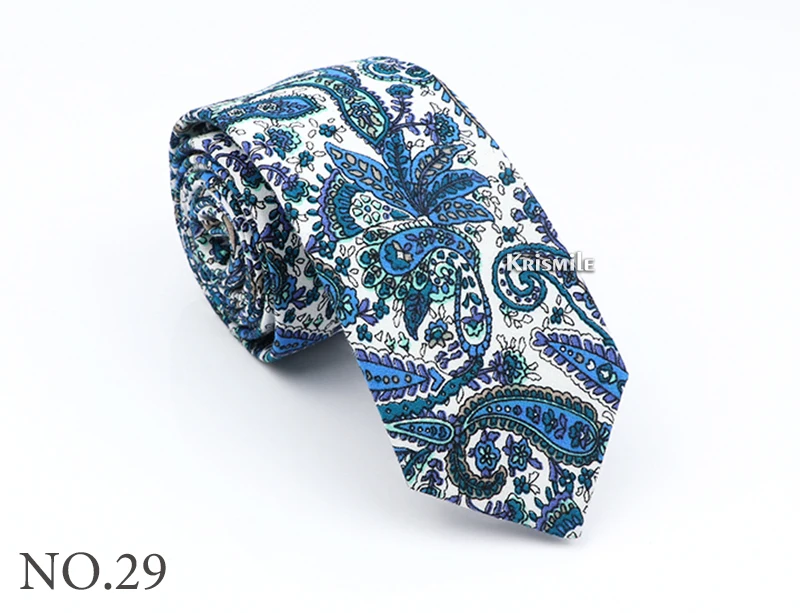 Neue Baumwolle Blumen Krawatte Für Männer Frauen 6CM Dünne Dünne Krawatte Für Hochzeit Party Kleid Zubehör Casual Druck blume Krawatten – Detail 32