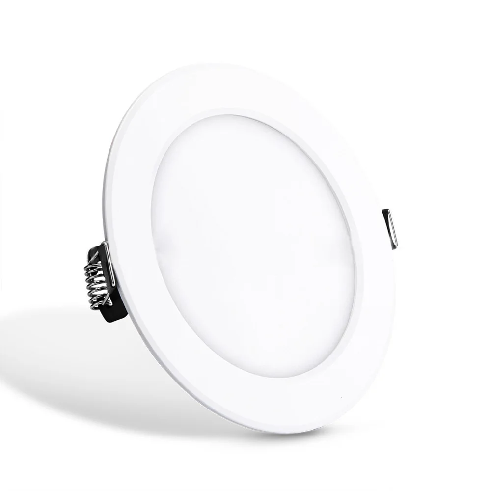 

10W Round RC RGB Recessed Dimmable LED Ceiling Light Panel COB Lamp Downlight I1