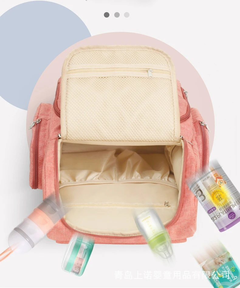 Disney бутылочка для кормления изоляционная Мумия сумка ткань Оксфорд сумка для хранения подгузников рюкзак модный водонепроницаемый большой емкости сумка для подгузников