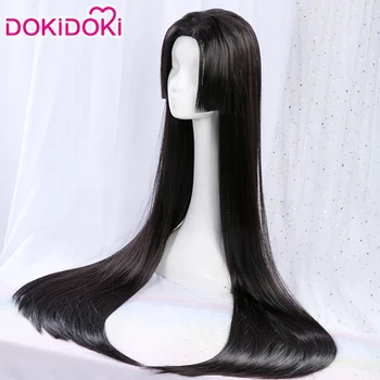 

DokiDoki Anime One Piece Boa Hancock Cosplay Wig Women Black Straight One Piece Cosplay Boa Hancock Wig Heat Resistant