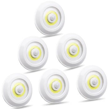 

Wireless Pir Motion Sensor LED Night Lights Under Cabinet Light Battery Auto On/Off For Closet Bedroom Kitchen Wall Stairs Lamps
