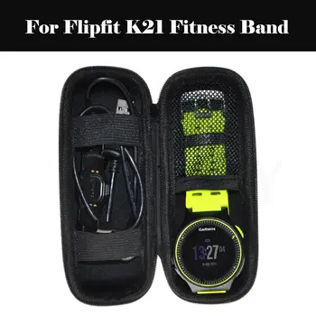 

Portable EVA Storage Bag Cover Cases Protective Shell Accessories Travel Hard EVA smartwatch Case For Flipfit K21 Fitness Band