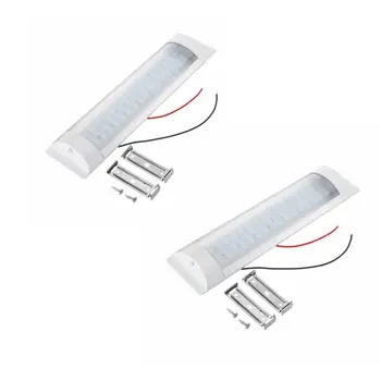 

Car Interior Led Light Bar 24V 72 LED White Light Tube with Switch For Van Lorry Truck RV Camper Boat Car Interior Light Parts