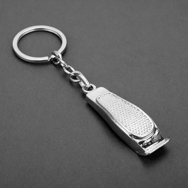 Fashion Hip Hop barber keychain Creative Tools razor 3D Shaver Keyrings Key Chain For Men Gift | Украшения и аксессуары