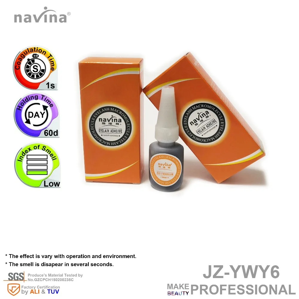Adesivo para Maquiagem Segurança e Sistema 1 segundo para Corrigir Navina Eyelahses Cola Mais Interno Anti-blockig - 3 segundo para corrigir, mais segurança e sistema interno anti-blockig