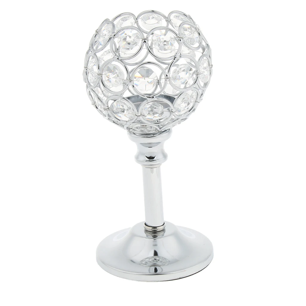 Wedding Party Crystal Candelabra Candleholder Tea Light Tealight Holder Table Top Centerpiece Dining Decoration Wedding Party Crystal Candelabra Candleholder Tea Light Tealight Holder Table Top Centerpiece Dining Decoration