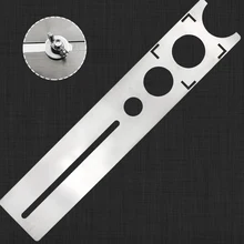 Мраморный Пробивной керамической плитки Инструмент вспомогательный нержавеющий отверстие локатор точные весы регулируемый пол из нержавеющей стали бурение