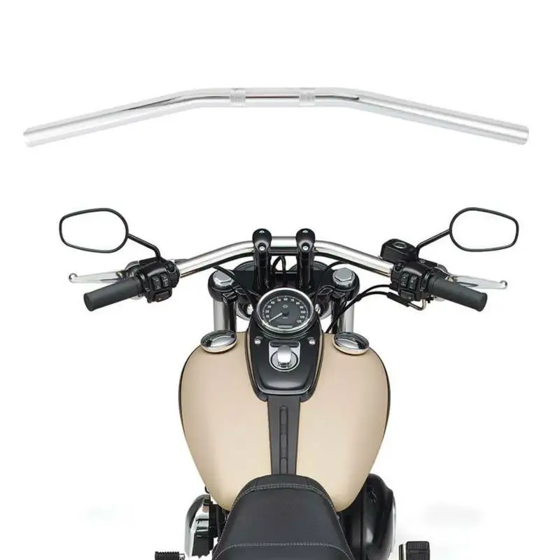 Moto 1 ''Manubrio Per Harley Drag Bar Softail Heritage Classic Fat Boy Night Train Street Bob Wide Glide