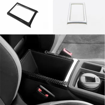 

For AUDI Q3 (F3)2018 2019 2020 Car Storage Box Cover Decoration Trim ABS Chrome Front Trim Lamp Panel Cup Storage 1pcs