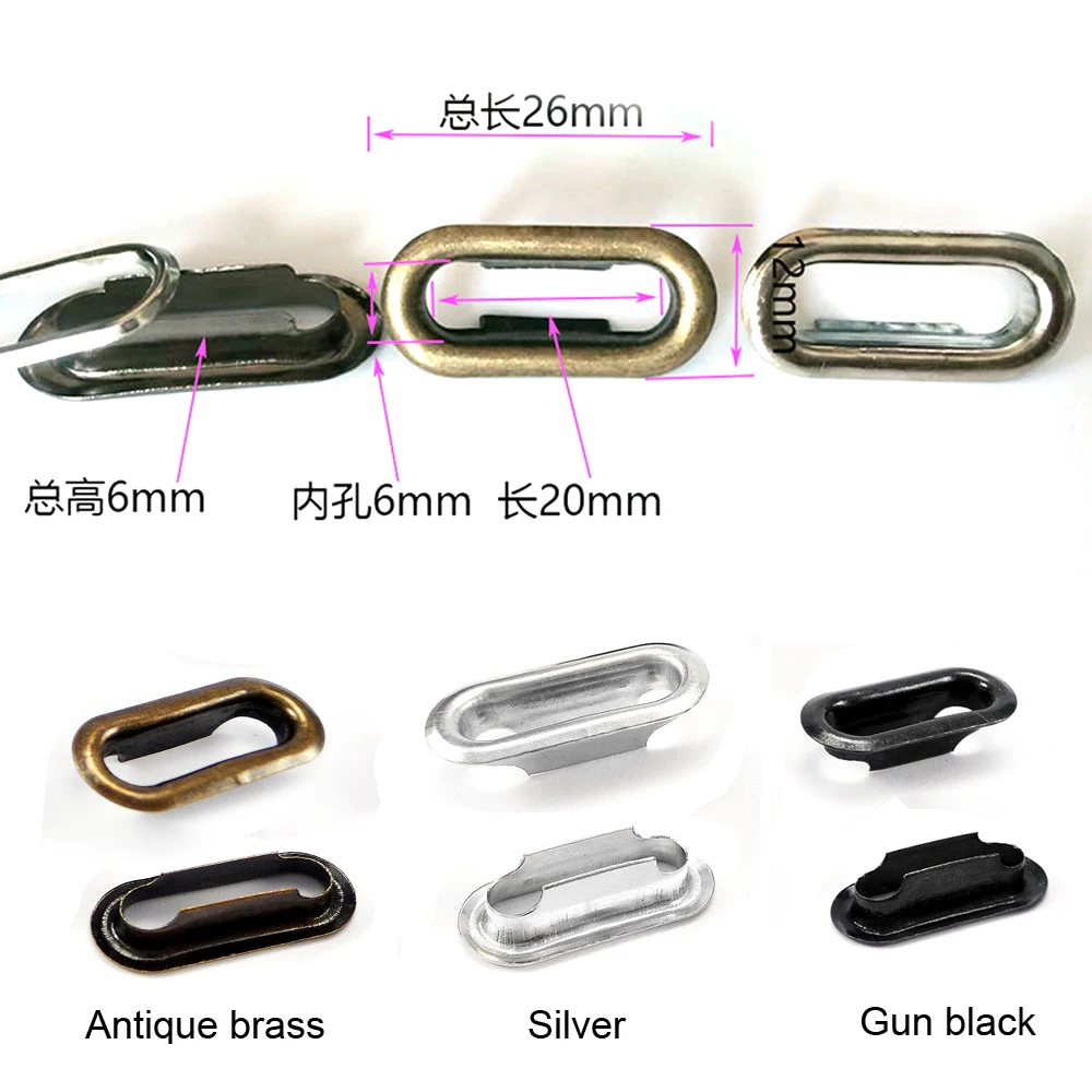 Sourcing Map 100 Set Color Round Grommets 8mm 1/3" Hole Metal Eyelets With Washers For Scrapbooking Shoes Clothes Leather Canvas, Green