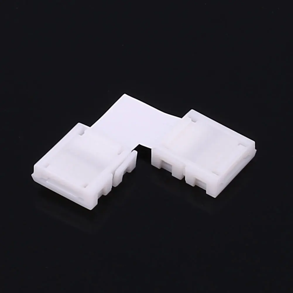 

RGB Strip Light LED Connector 10MM Accessories L Shape 4Pin Solderless Fitting