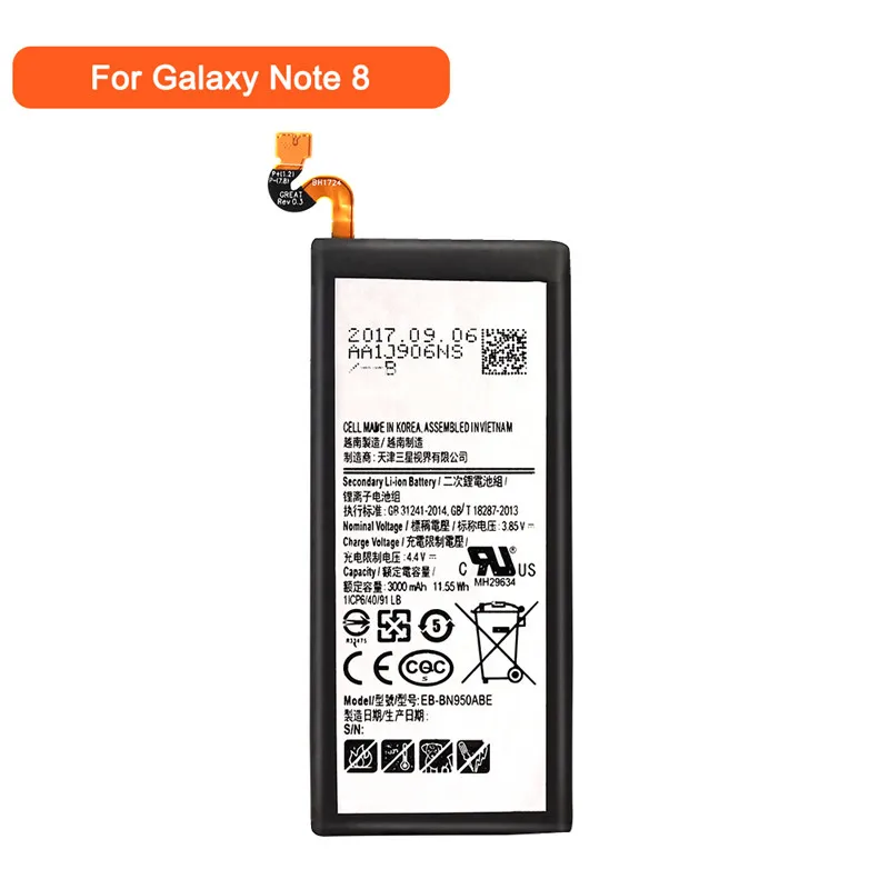 Для Samsung Galaxy S8 S10 плюс S8Plus S9 Note 8 G950 G955 G960 G975 SM-N950F Замена Батарея Мобильная батарея для телефона инструменты