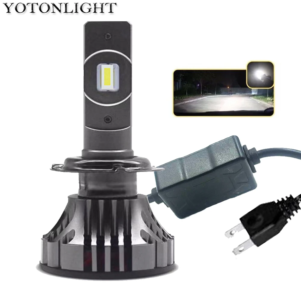Светодиодная лампа YOTONGLIGHT H7 для автомобильных фар H4 светодиодная 120 Вт 9005 лм Led H1 H11