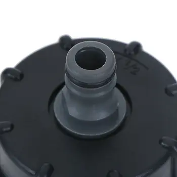 

IBC Water Tote Tank Adapter Coarse Thread Garden Hose Connector 2 Inch Black