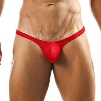 

2021 New Fashion Silky Revealing Hip T-Shaped Panties Low Waist Sexy Men's T-Back Gay Underwear Manufacturer Mens Sissy Panties