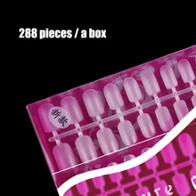 Wei Lin тонкие матовые не полирующие палочки полностью для ногтей удлинение ногтей обычно используется 12 моделей 288 шт