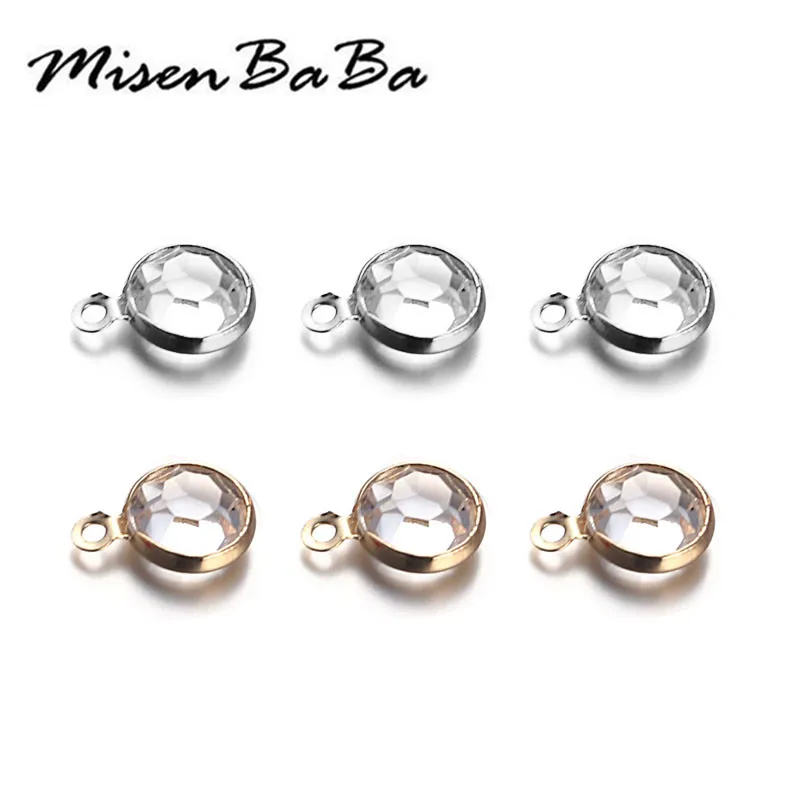 10PCS/lot Alloy Shiny Crystal Charms For Necklace Bracelets Pendant DIY Jewelry Making Wholesale | Украшения и аксессуары