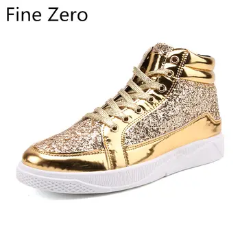 

New product trend high to help Korean stage shoes Autumn Spring Casual Shoes For Men head Lace Up Mens Casual sneakers