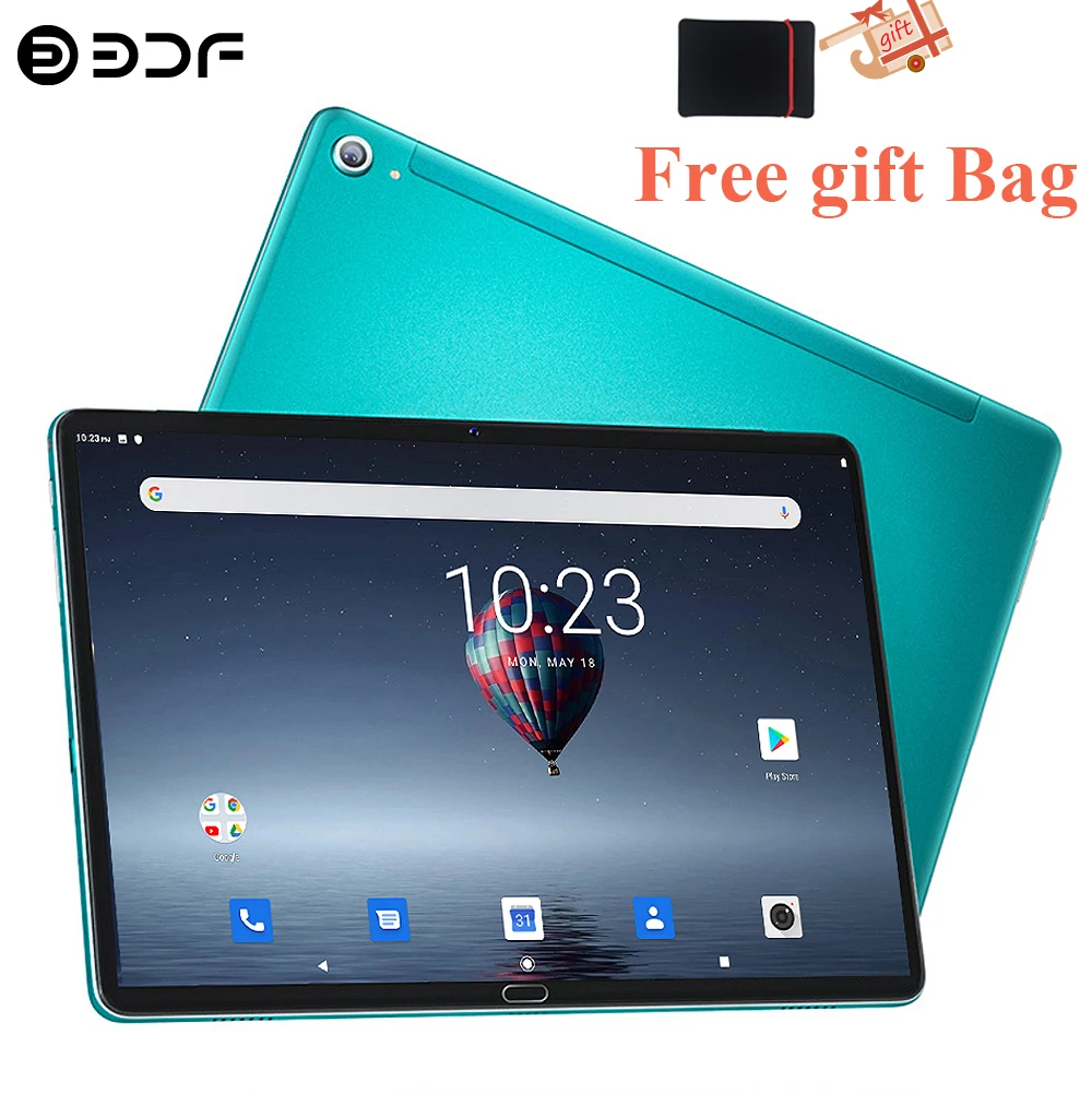 BDF Tablet 10,8 pulgadas Tablet Pc 4G LTE Phablet 2560*1600 IPS Android 8,0 Tab Deca Core 4GB/64GB 13MP/5MP Cámara Dual 2021 comprimidos