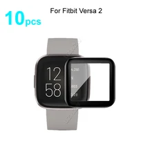 10pcs For Fitbit Versa 2 Soft Smart Watch Screen Protector Guard 3D Curved Edge Full Coverage Protective Film Cover
