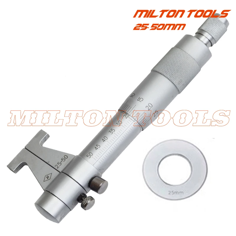 Precision Caliper Type Inside Micrometer 25-50mm 0.01mm Machinist Tool 