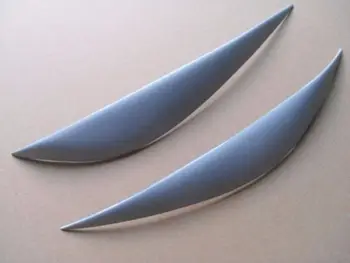 

Unpainted Fiberglass Headlight Eyelids Eyebrows for 2008-2010 Mercedes-Benz W204 C Class C200 C180 C250 C300