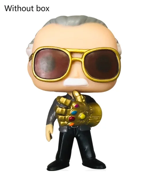 Funko POP Marvel Мстители Железный человек Тони Старк Коллекция Модель ПВХ Фигурки игрушки для детей подарок на день рождения - Цвет: 01 no box