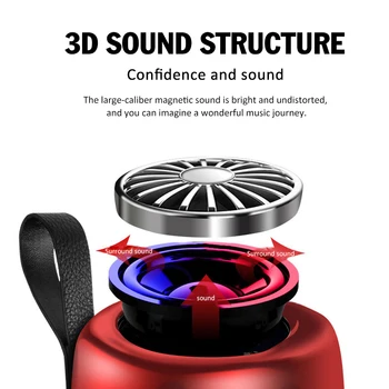 

Metal Mini Wireless Bluetooth Speaker Protable Waterproof Subwoofer Outdoor Speaker For phone computer laptop Support FM TF Card