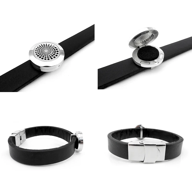 BSH08-10 Essential Oil Diffuser Locket Bracelet