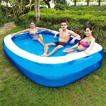 

Family Inflatable Swimming Pool Summer Garden Kids Float Paddling Pool Toy