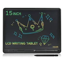 15 Polegada tela grande tamanho grande lcd escrita tablet aprendizagem almofada educação placa de memorando adultos negócios notebook crianças desenho brinquedos