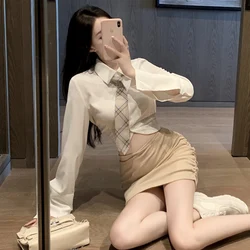 2021 japanese korean style jk uniform college style internet celebrity ol suit pack hip skirt cosplay nightclub party clothing