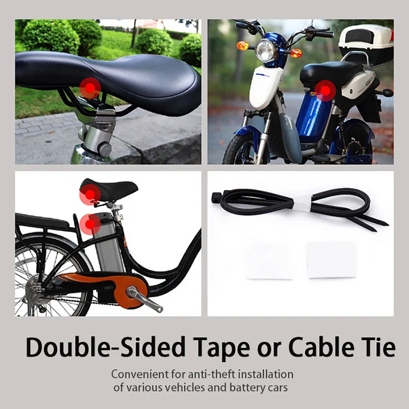 Universal Remote Control Bike Motorcycle Electric Car Vehicle Security Anti Lost Remind Vibration Warning Alarm Sensor