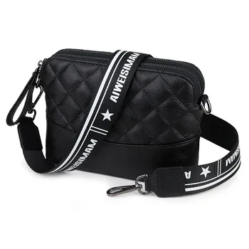 

Cow Leather Women Messenger Bags High Quality Small Crossbody Bags For Women Womens Purses Letter Shoulder Strap Shoulder Bags