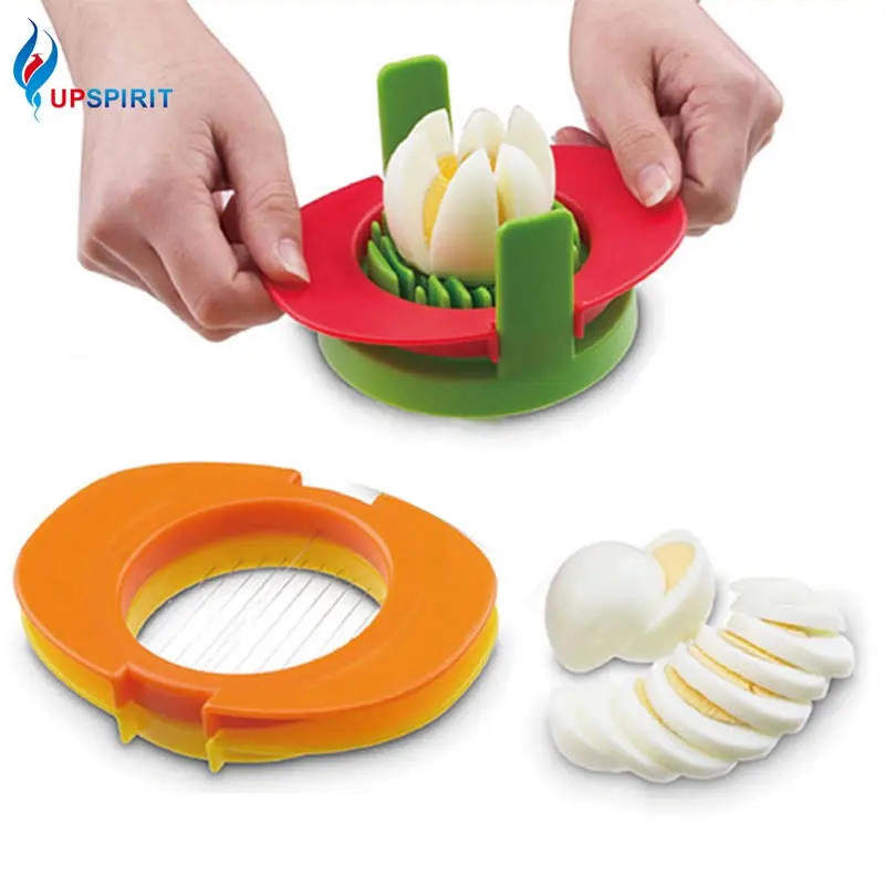 

Upspirit Manual Egg Slicer Stainless Steel Hard Boiled Eggs Splitter Tomato Salad Cutter Cheese Grater Egg Tools Kitchen Gadgets