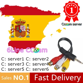 

HD DVB-S2 6 lines Clines for 12M Europe support Satellite TV Receiver GTmedia V8 Nova V7S V9 Freesat V7 Ccam Italy