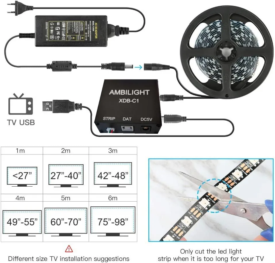 Dream Screen Usb Led Strip, Tv Dream Screen Led Strip