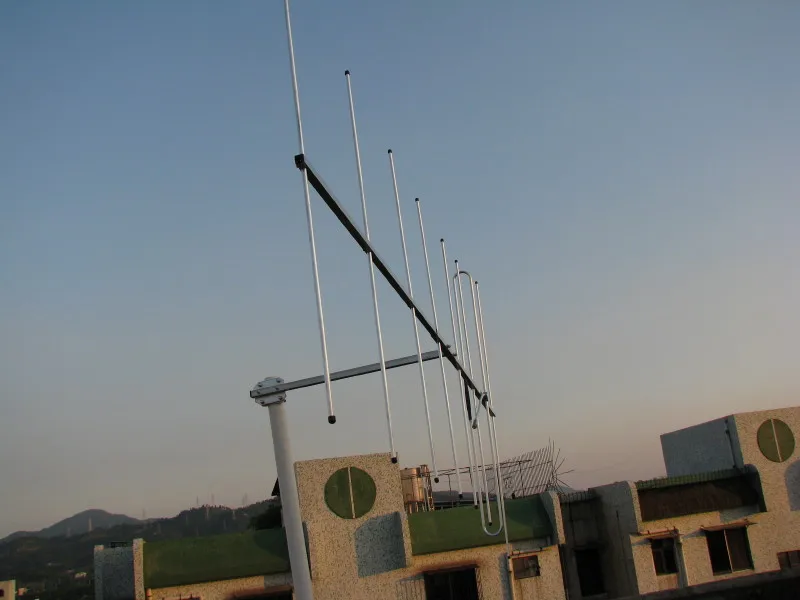 Портативная V Лента yagi антенна 144-146 МГц усиление 10.5dbi любительский ретранслятор антенна двухсторонняя радио антенна Любительская радио антенна