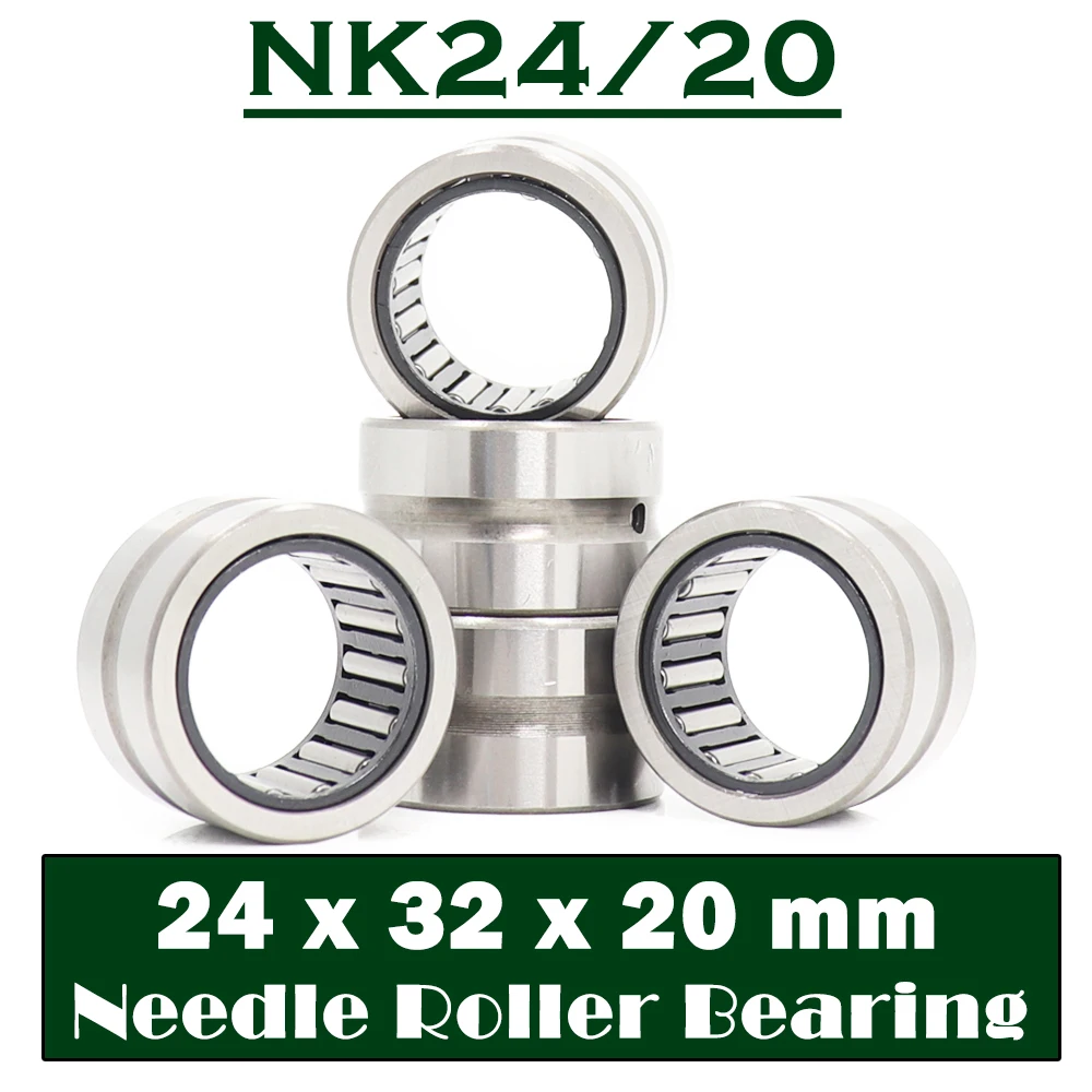 

NK24/20 Bearing 24*32*20 mm ( 5 PCS ) Solid Collar Needle Roller Bearings Without Inner Ring NK24/20 NK2420 Bearing