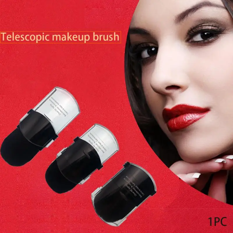 

Travel Portable Professional Foundation Mini Telescopic Single Makeup Brush Soft Blusher Face Cosmetic Tool